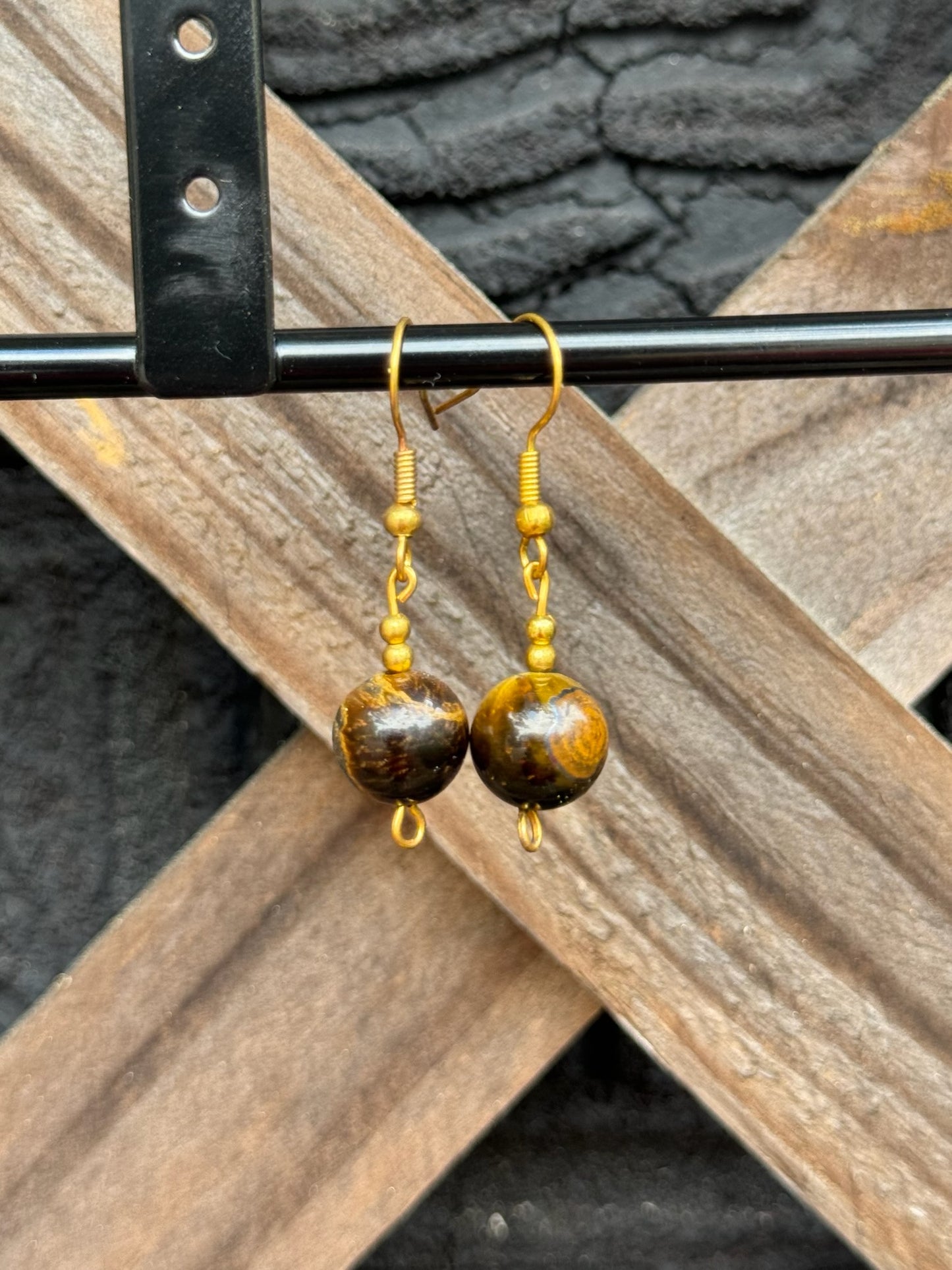 Tigers Eye Earrings