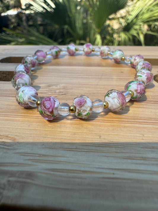 Roses Are Gold Bracelet