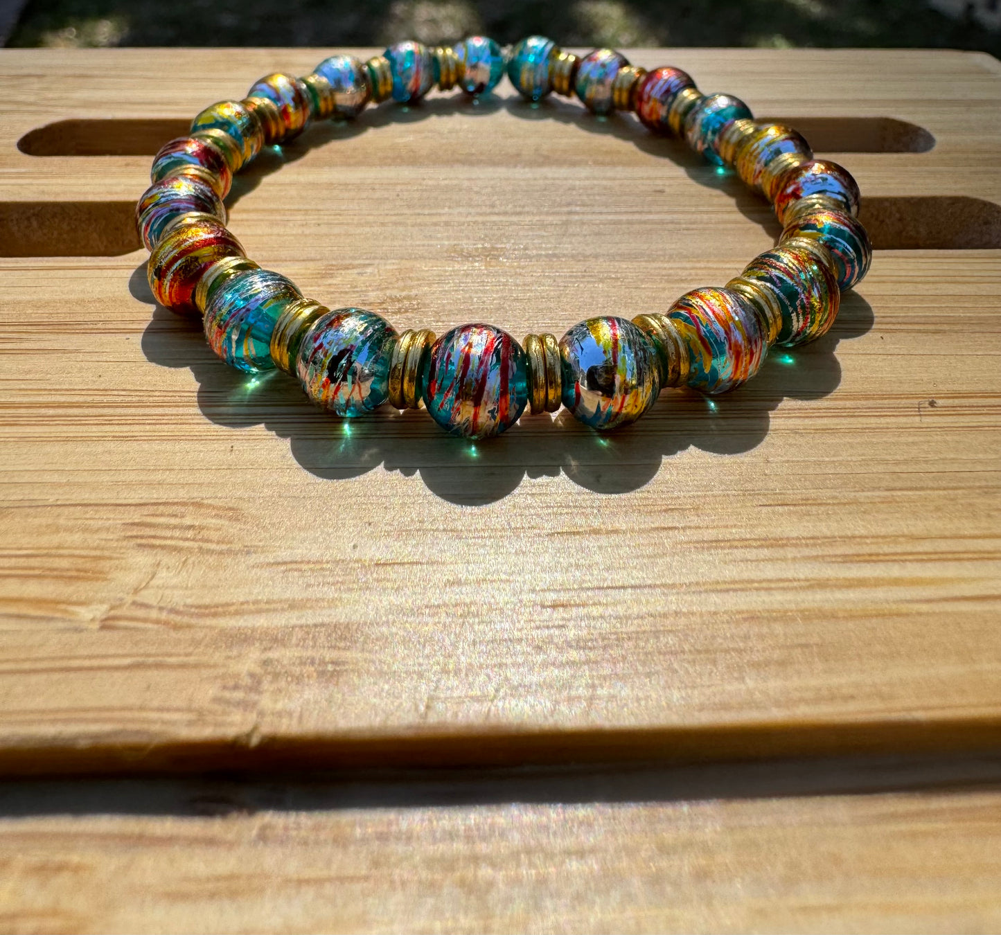 Water Wrapped In Fire Bracelet